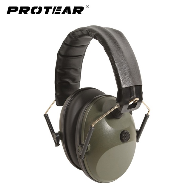Protear Electronic Ear Protection Shooting Hunting Ear Muff Print